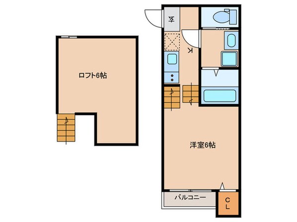 ルピナス今池の物件間取画像